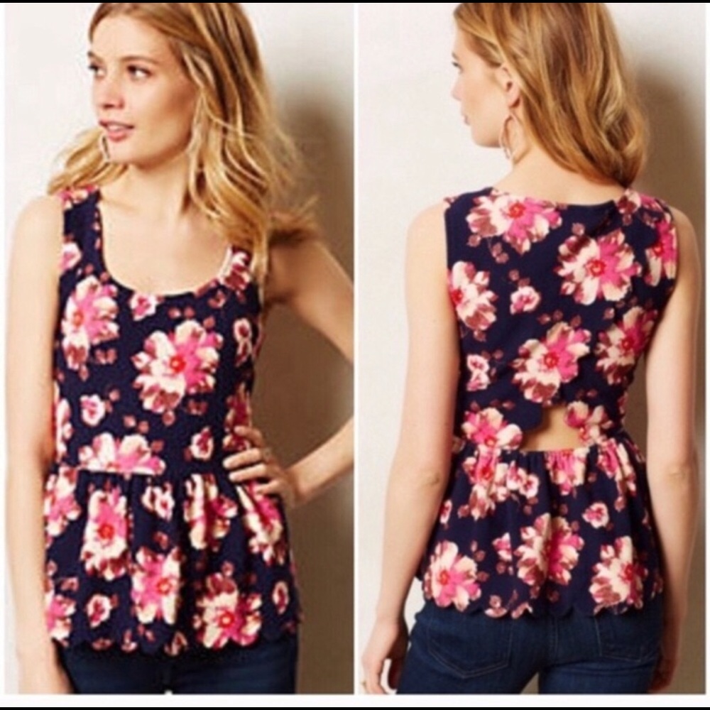 Gorgeous Floral Peplum Top